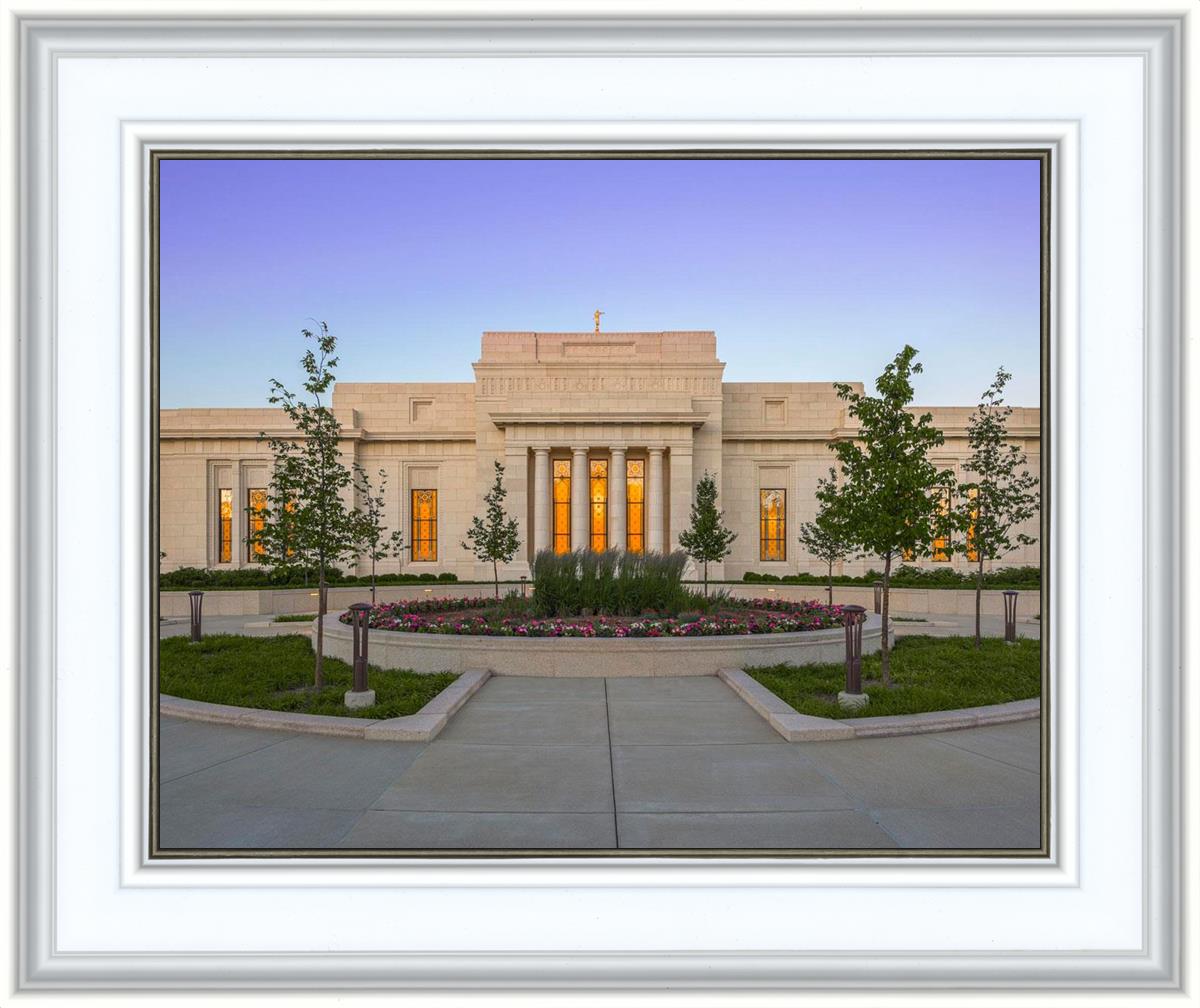 Indianapolis Temple Sunset