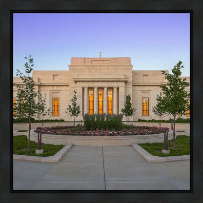 Indianapolis Temple Sunset