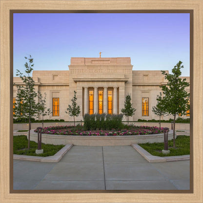 Indianapolis Temple Sunset
