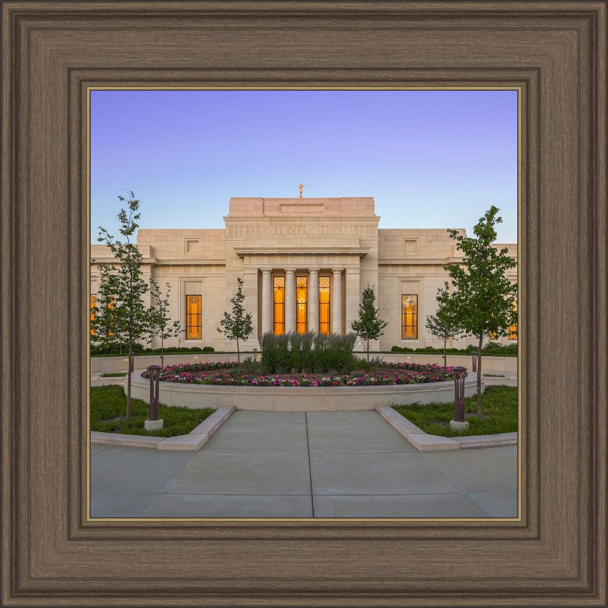 Indianapolis Temple Sunset