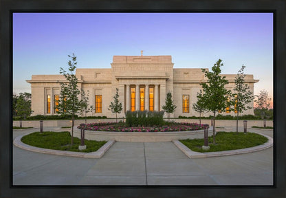 Indianapolis Temple Sunset