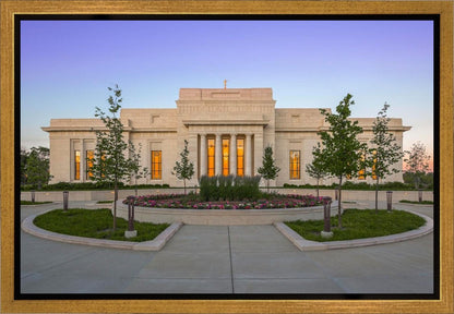Indianapolis Temple Sunset