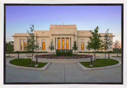 Indianapolis Temple Sunset