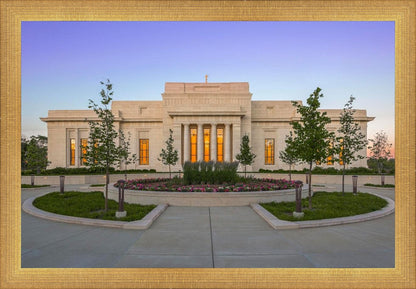 Indianapolis Temple Sunset