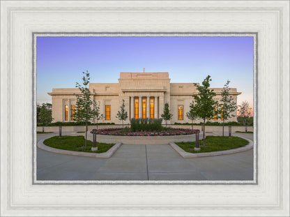 Indianapolis Temple Sunset