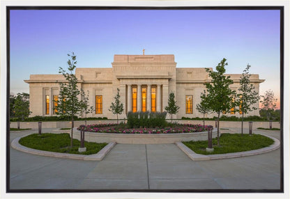 Indianapolis Temple Sunset
