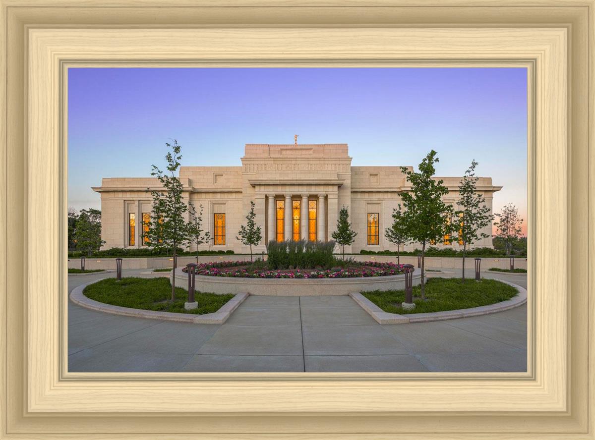 Indianapolis Temple Sunset