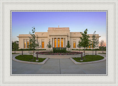 Indianapolis Temple Sunset