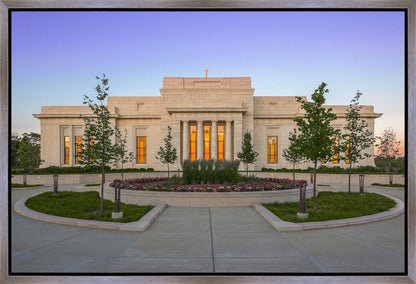 Indianapolis Temple Sunset