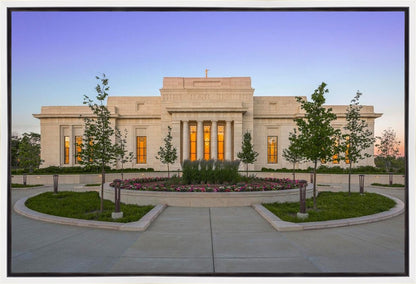Indianapolis Temple Sunset