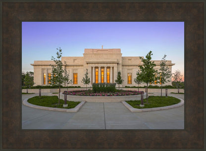 Indianapolis Temple Sunset
