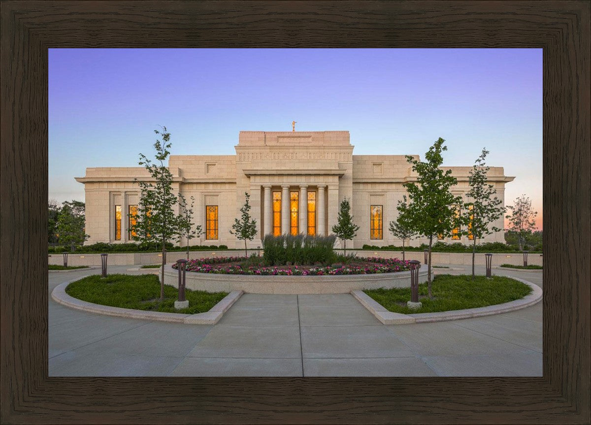 Indianapolis Temple Sunset
