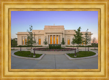 Indianapolis Temple Sunset
