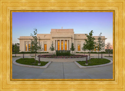 Indianapolis Temple Sunset