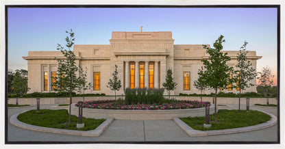 Indianapolis Temple Sunset