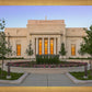 Indianapolis Temple Sunset