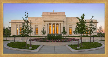 Indianapolis Temple Sunset