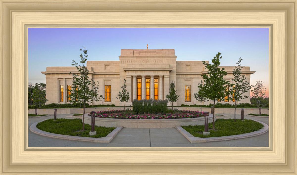 Indianapolis Temple Sunset