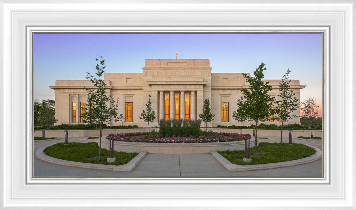Indianapolis Temple Sunset