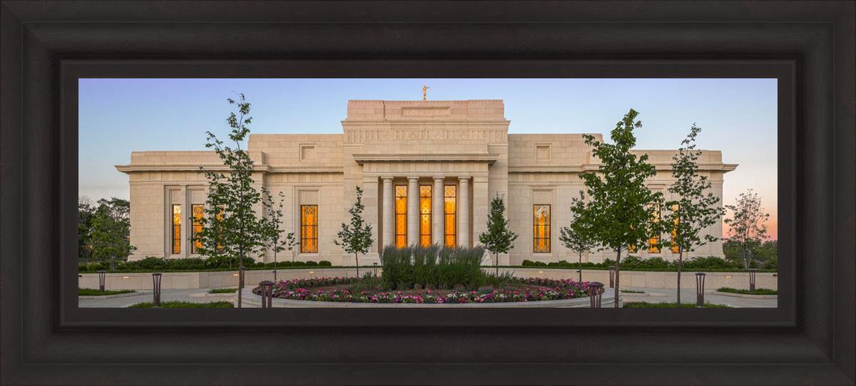 Indianapolis Temple Sunset