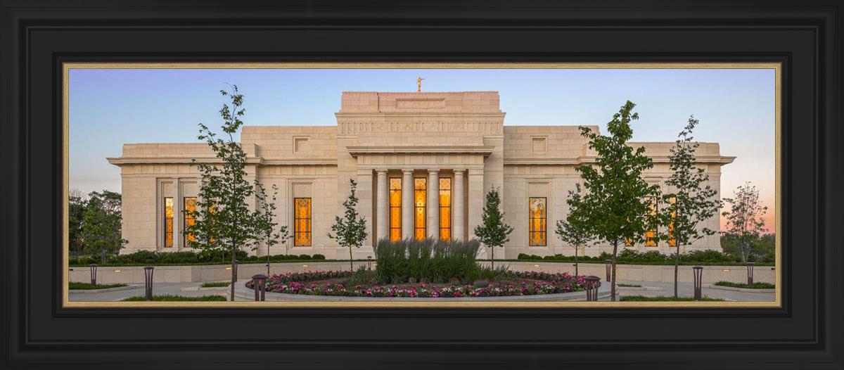 Indianapolis Temple Sunset