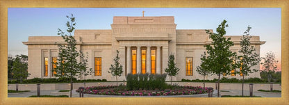 Indianapolis Temple Sunset