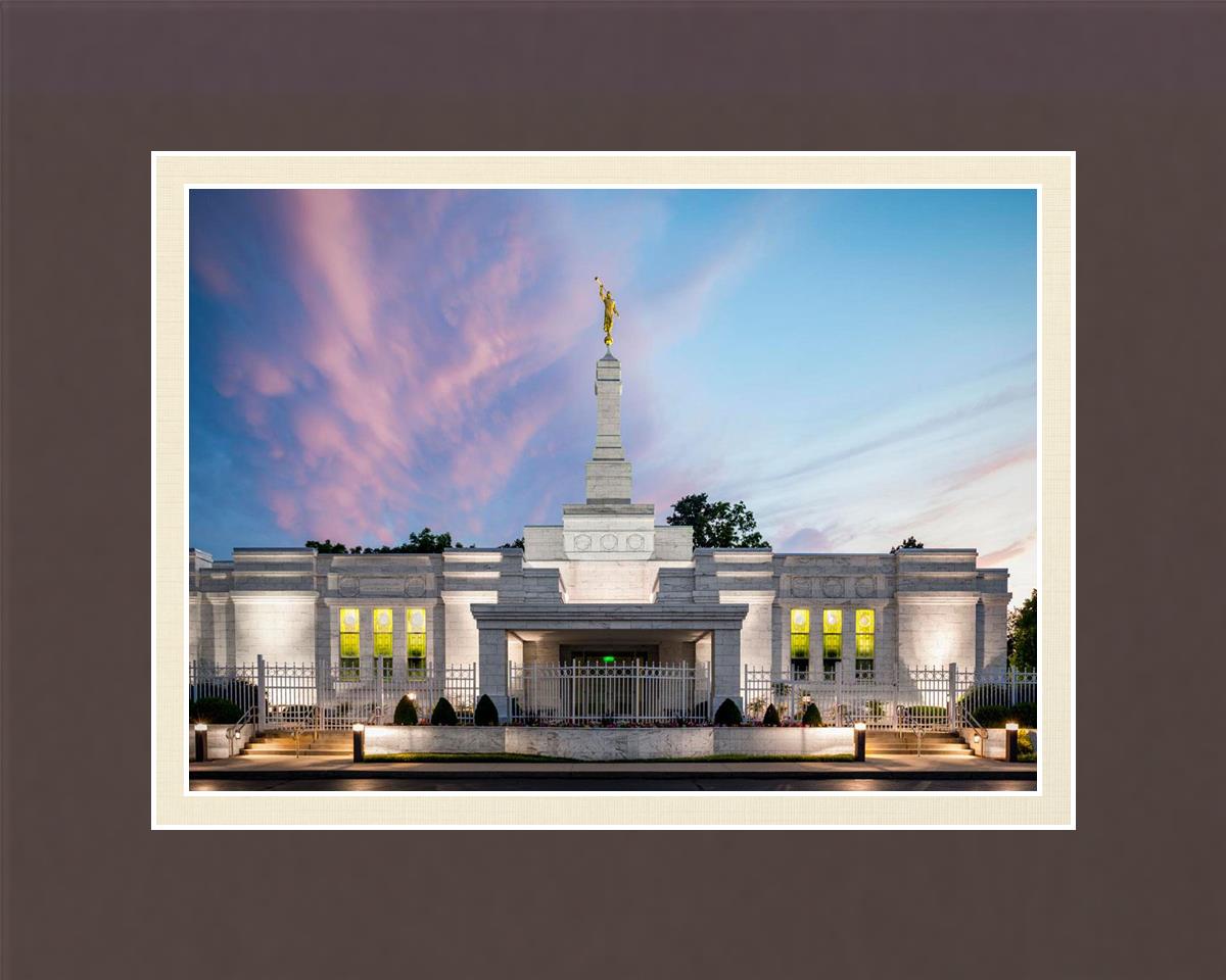 Louisville Temple Summer Evening