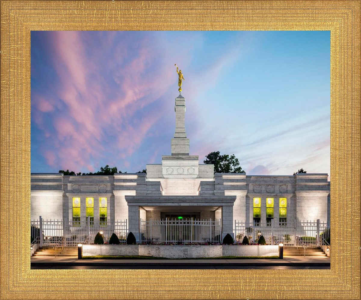 Louisville Temple Summer Evening