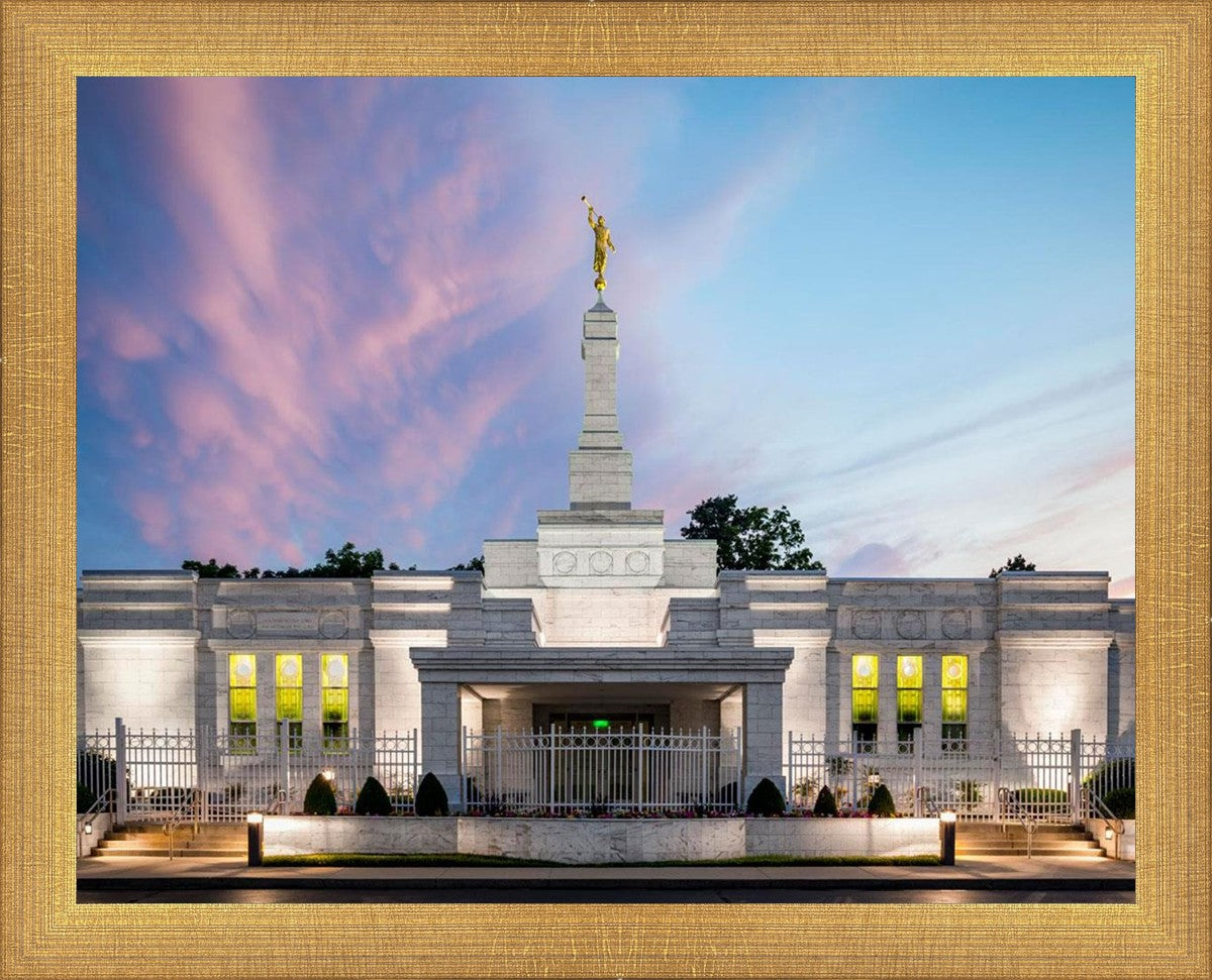 Louisville Temple Summer Evening