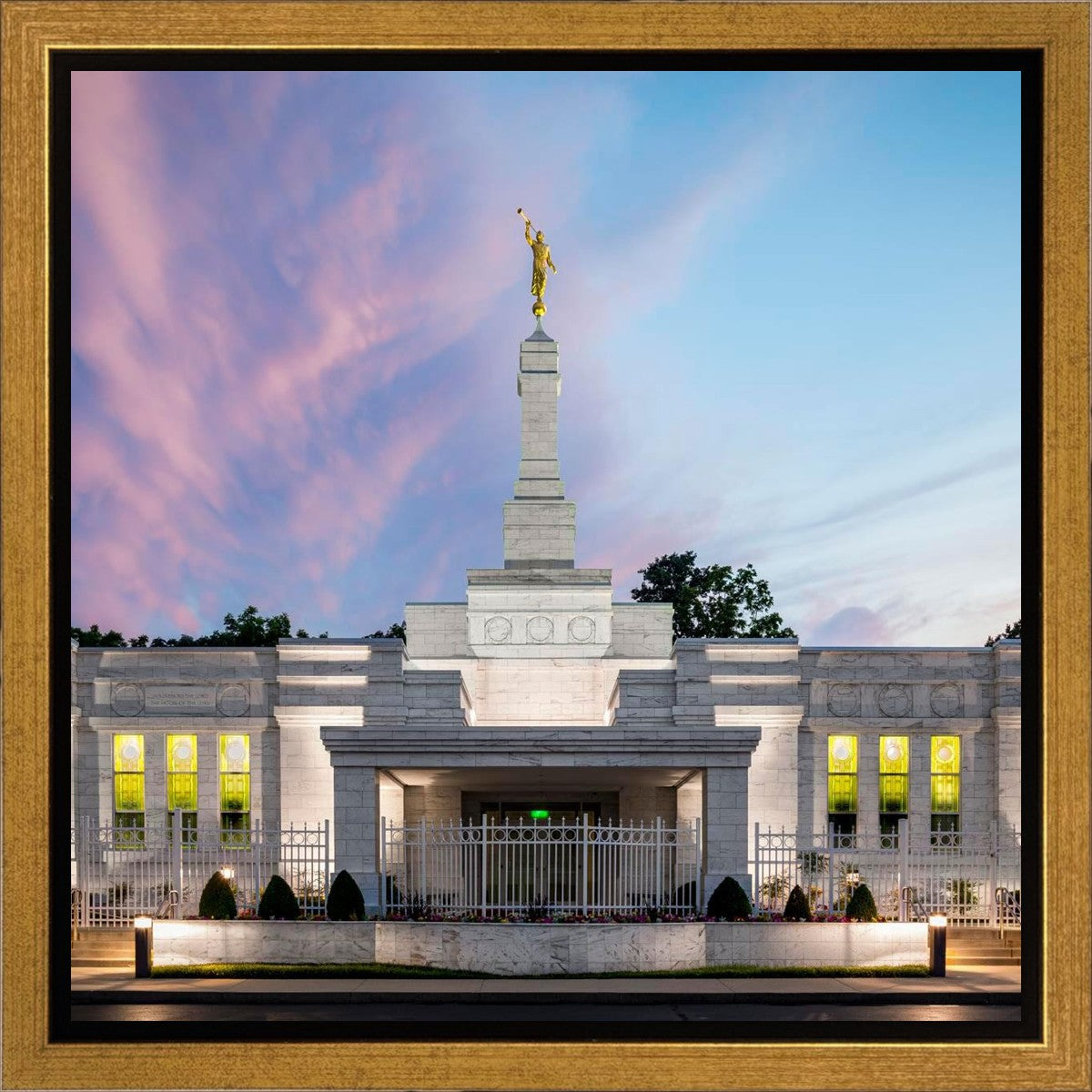 Louisville Temple Summer Evening Gallery Wrap