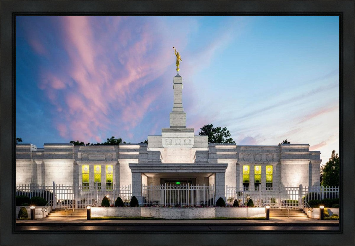 Louisville Temple Summer Evening Gallery Wrap