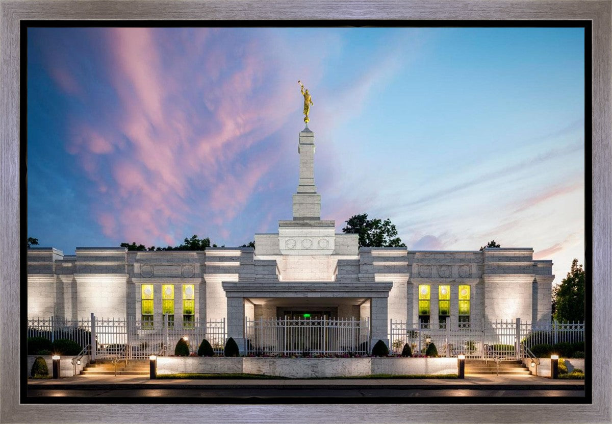 Louisville Temple Summer Evening Gallery Wrap