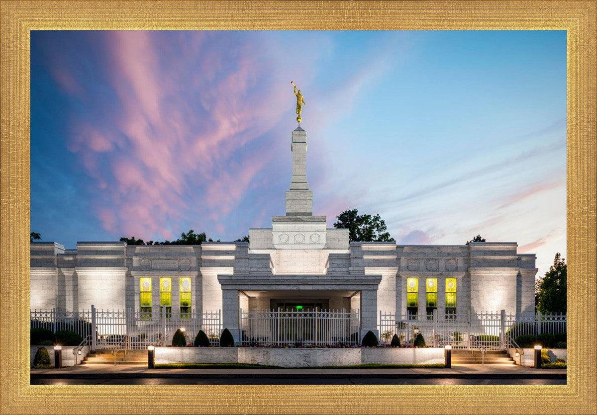 Louisville Temple Summer Evening