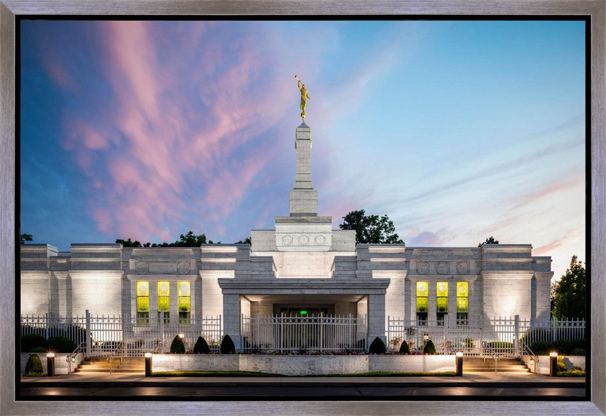 Louisville Temple Summer Evening Gallery Wrap