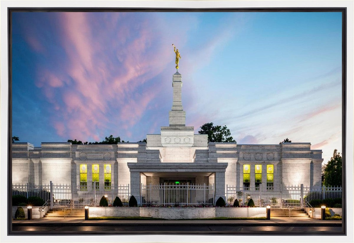 Louisville Temple Summer Evening Gallery Wrap