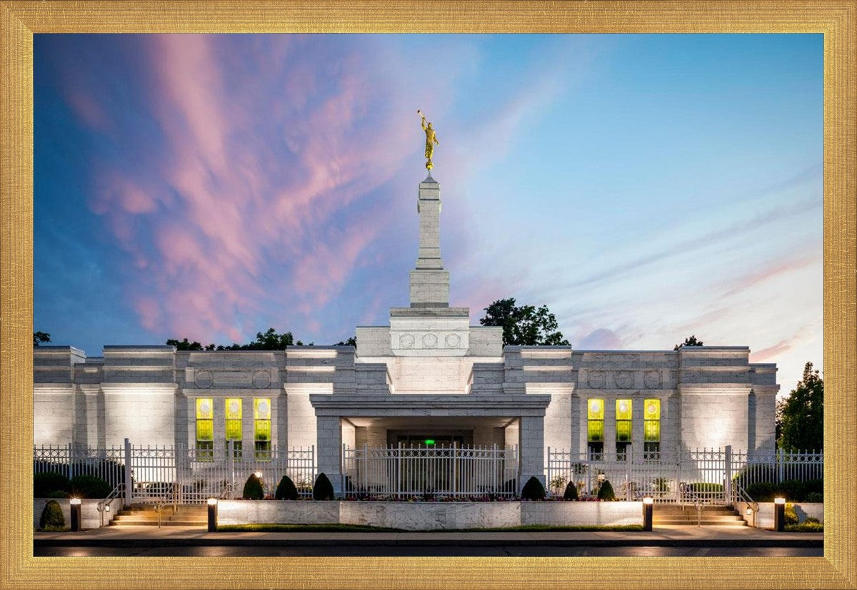 Louisville Temple Summer Evening