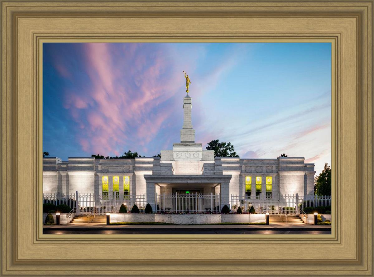 Louisville Temple Summer Evening