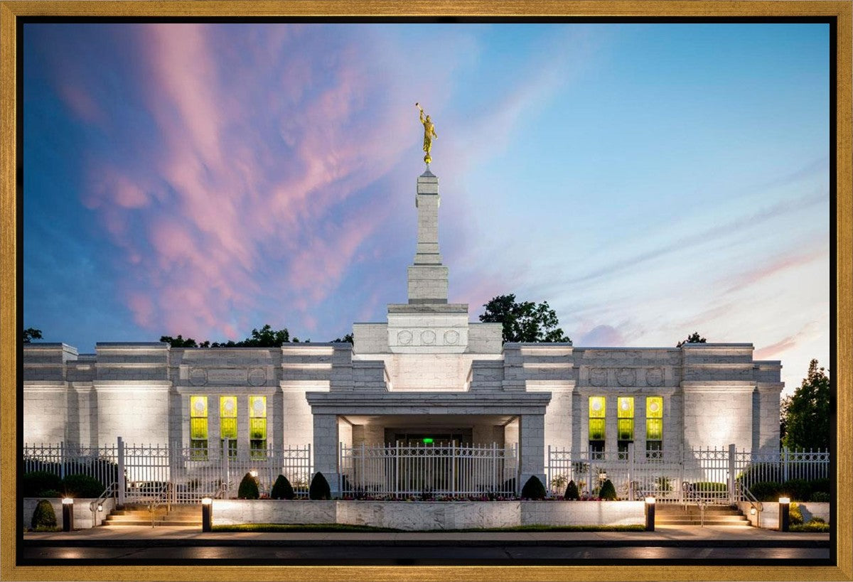 Louisville Temple Summer Evening Gallery Wrap