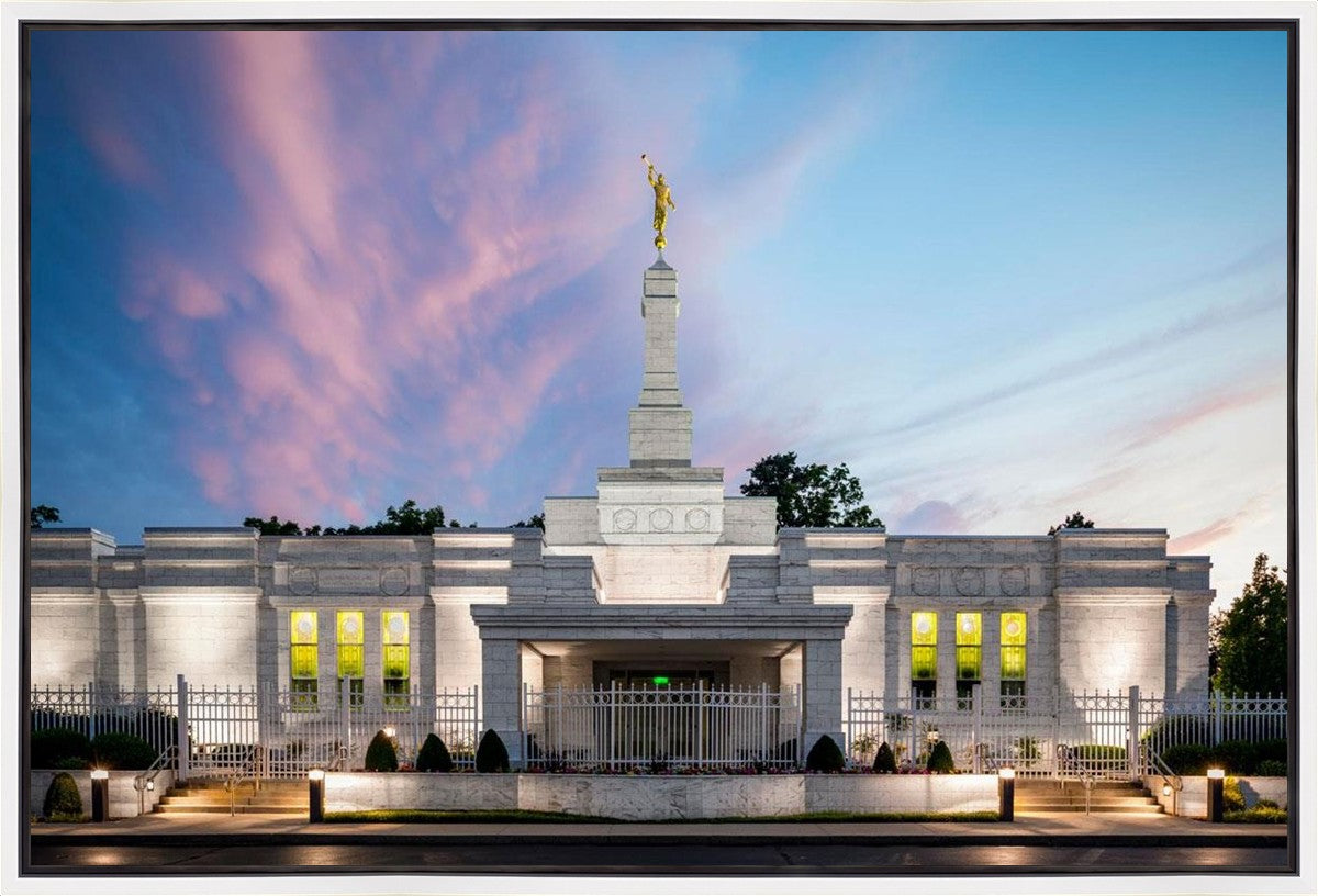 Louisville Temple Summer Evening Gallery Wrap
