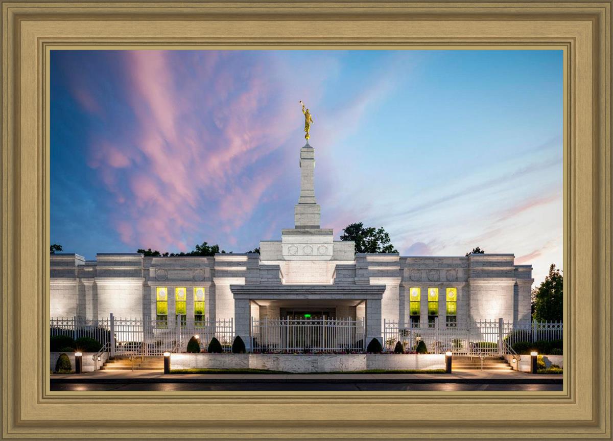 Louisville Temple Summer Evening