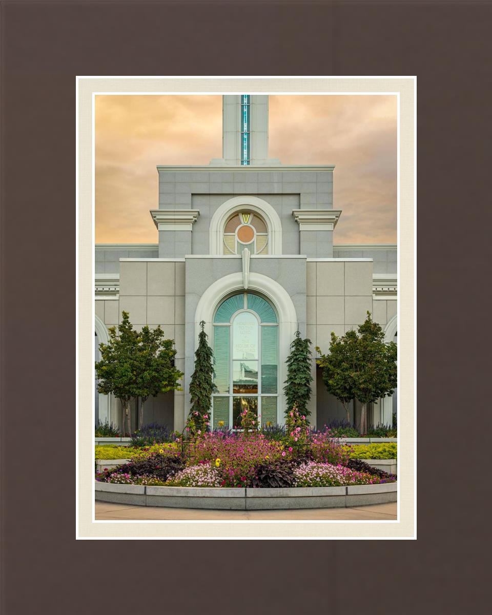Mount Timpanogos Temple Heavenly Gardens