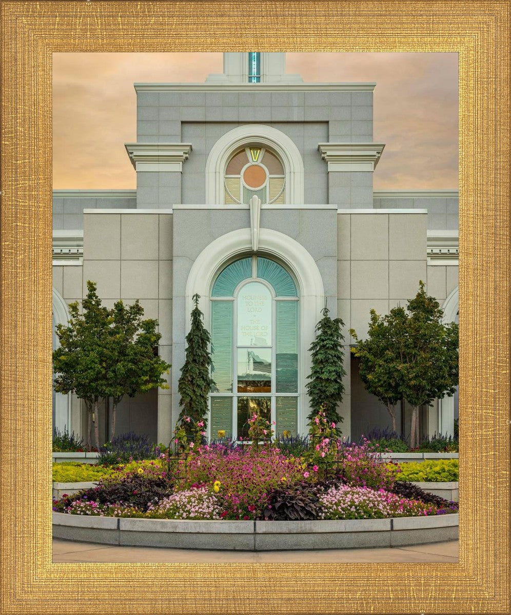 Mount Timpanogos Temple Heavenly Gardens