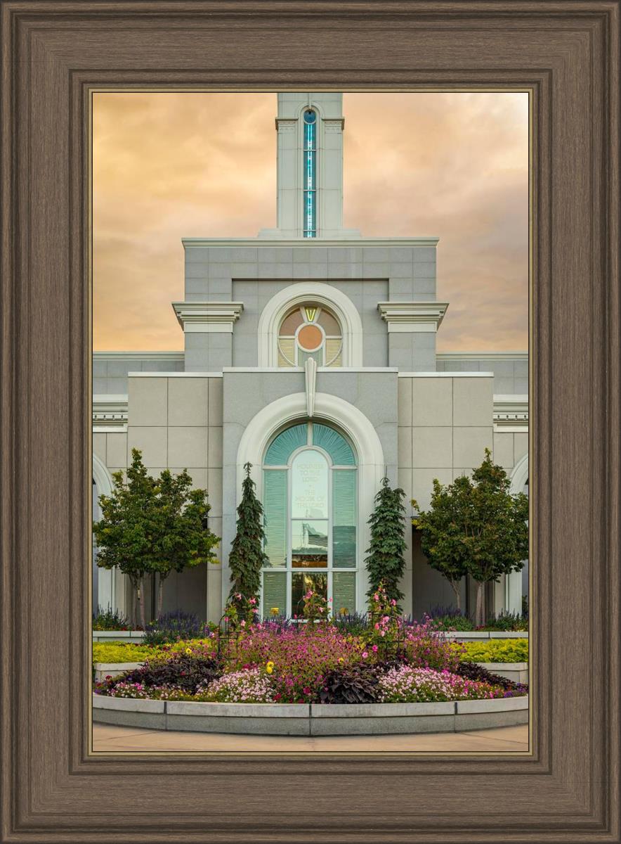 Mount Timpanogos Temple Heavenly Gardens