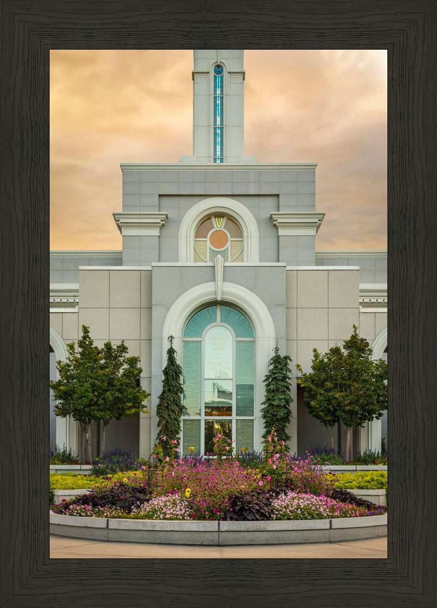 Mount Timpanogos Temple Heavenly Gardens