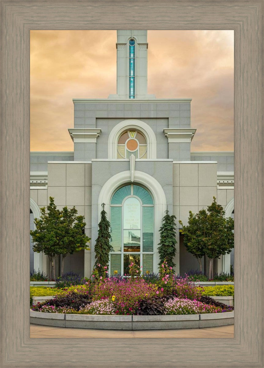 Mount Timpanogos Temple Heavenly Gardens