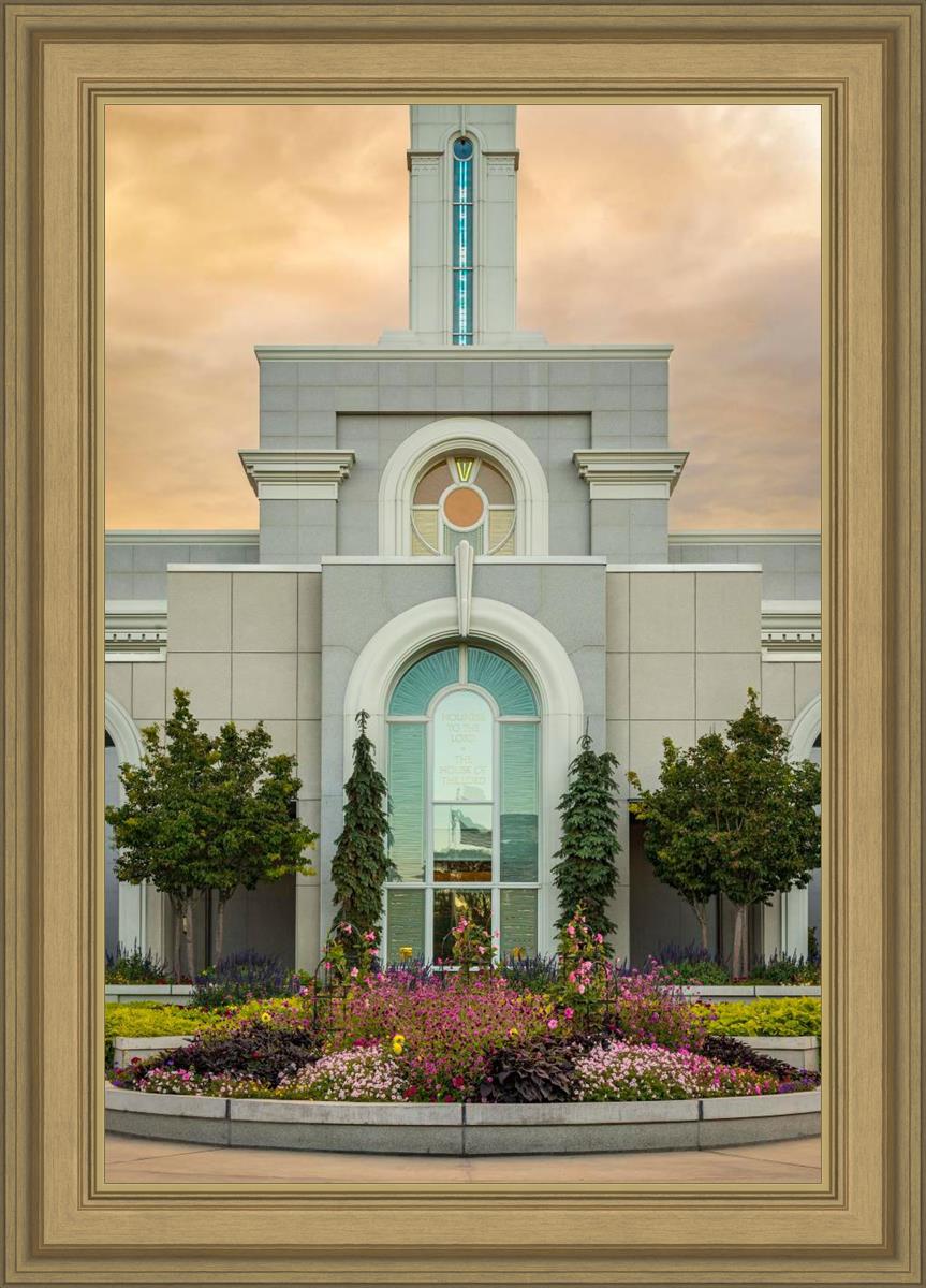 Mount Timpanogos Temple Heavenly Gardens