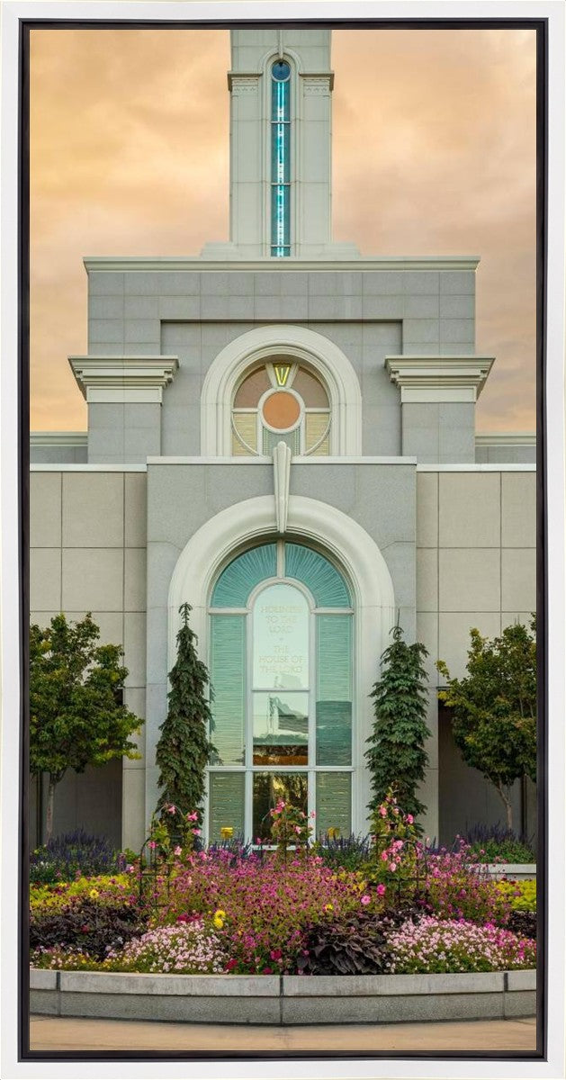 Mount Timpanogos Temple Heavenly Gardens Gallery Wrap