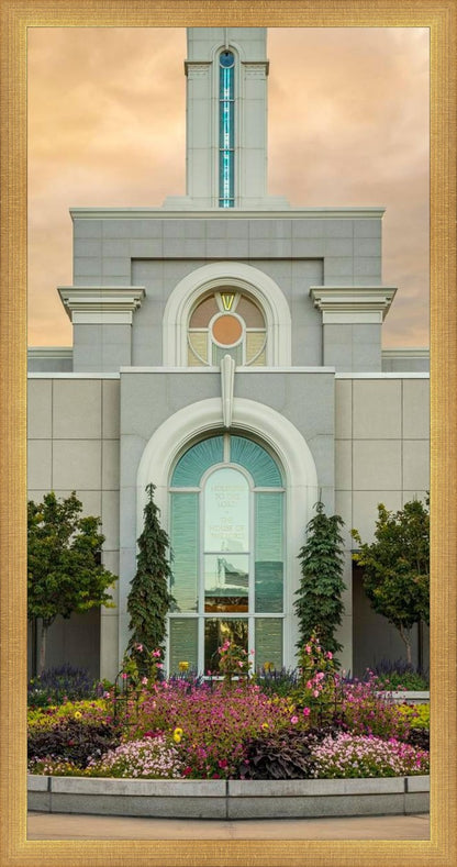 Mount Timpanogos Temple Heavenly Gardens