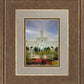 Mount Timpanogos Temple Morning Garden