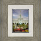 Mount Timpanogos Temple Morning Garden